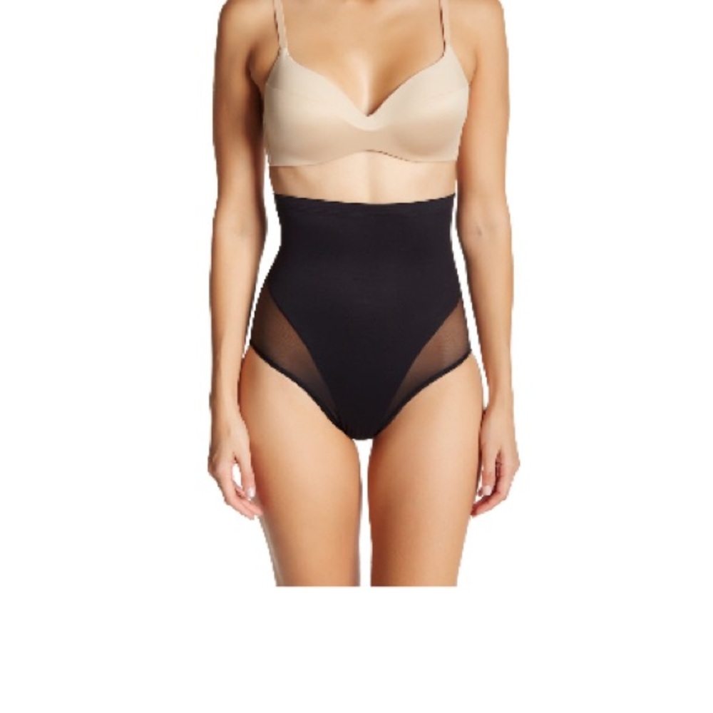 TC Sheer High-Waist Shaping Briefs Black